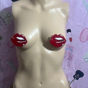 Red Lip Pasties NWT